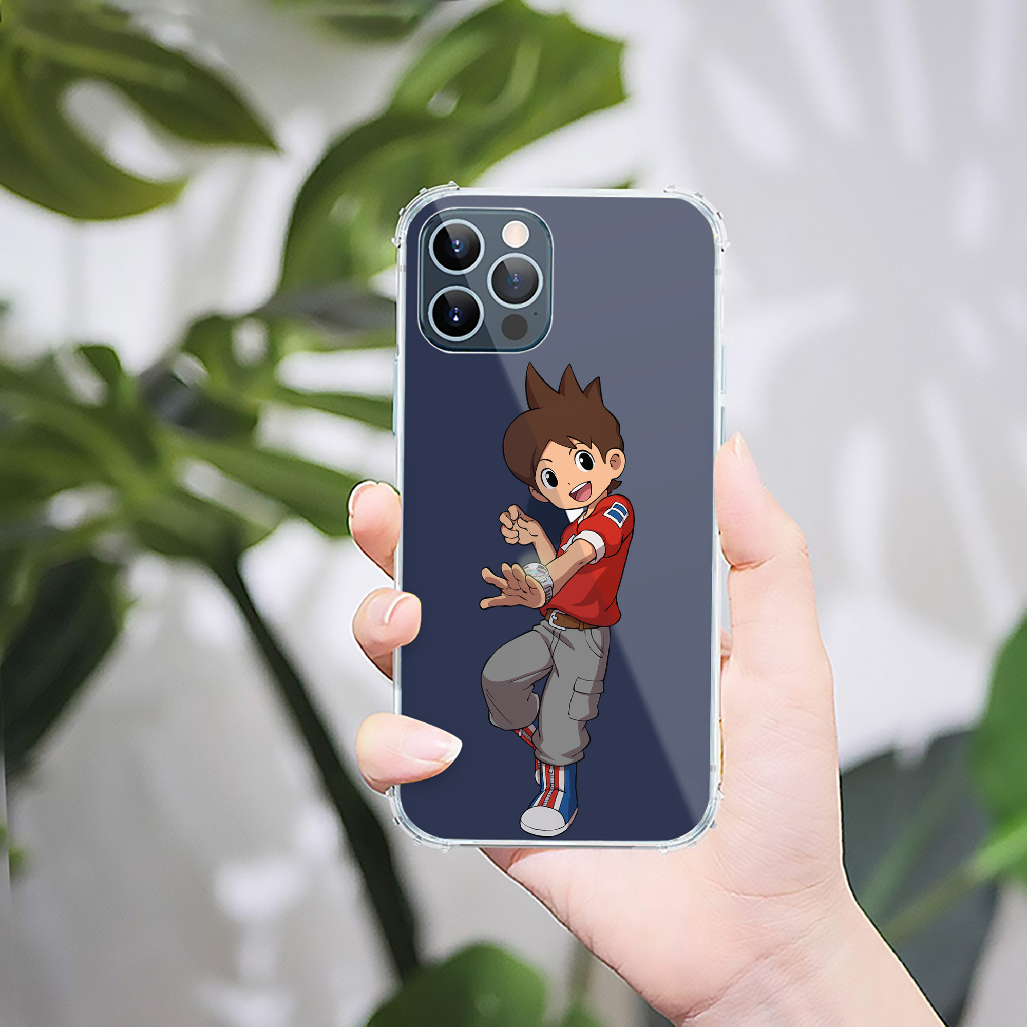 （画像用） 妖怪ウォッチ Yo-kai Watch 【iPhone 12シリーズ対応】透明スマホケース（クリアソフトケース）